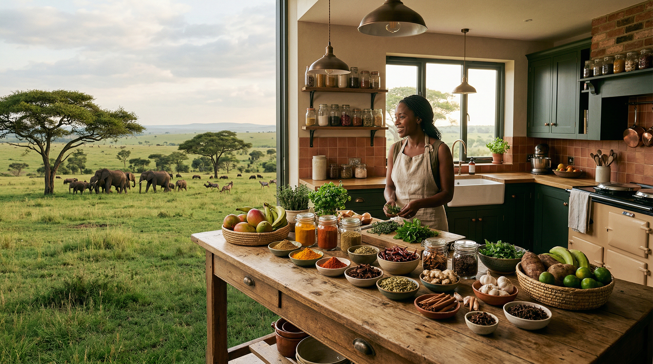 Green Africa Hub Smart Kitchen Hub — sustainable African and Caribbean cooking